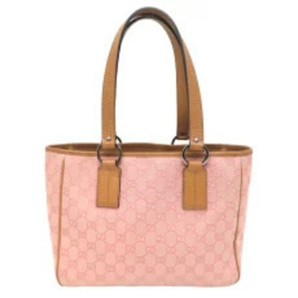 Gucci Handbag Tote Bag GG Canvas Pink